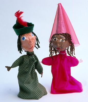 Small top hand puppets